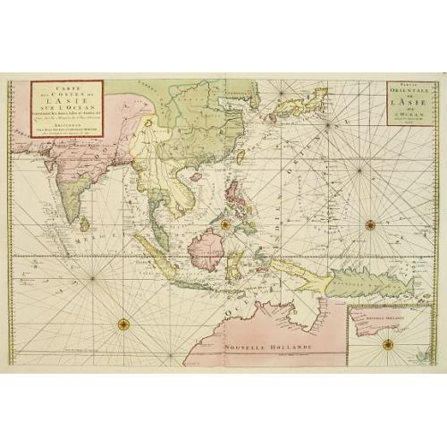 Old map image download for Carte des costes de l'Asie sur l'Ocean..