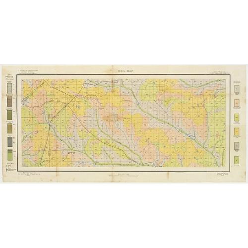 Old map image download for Soil map - Georgia, Fort Valley sheet.