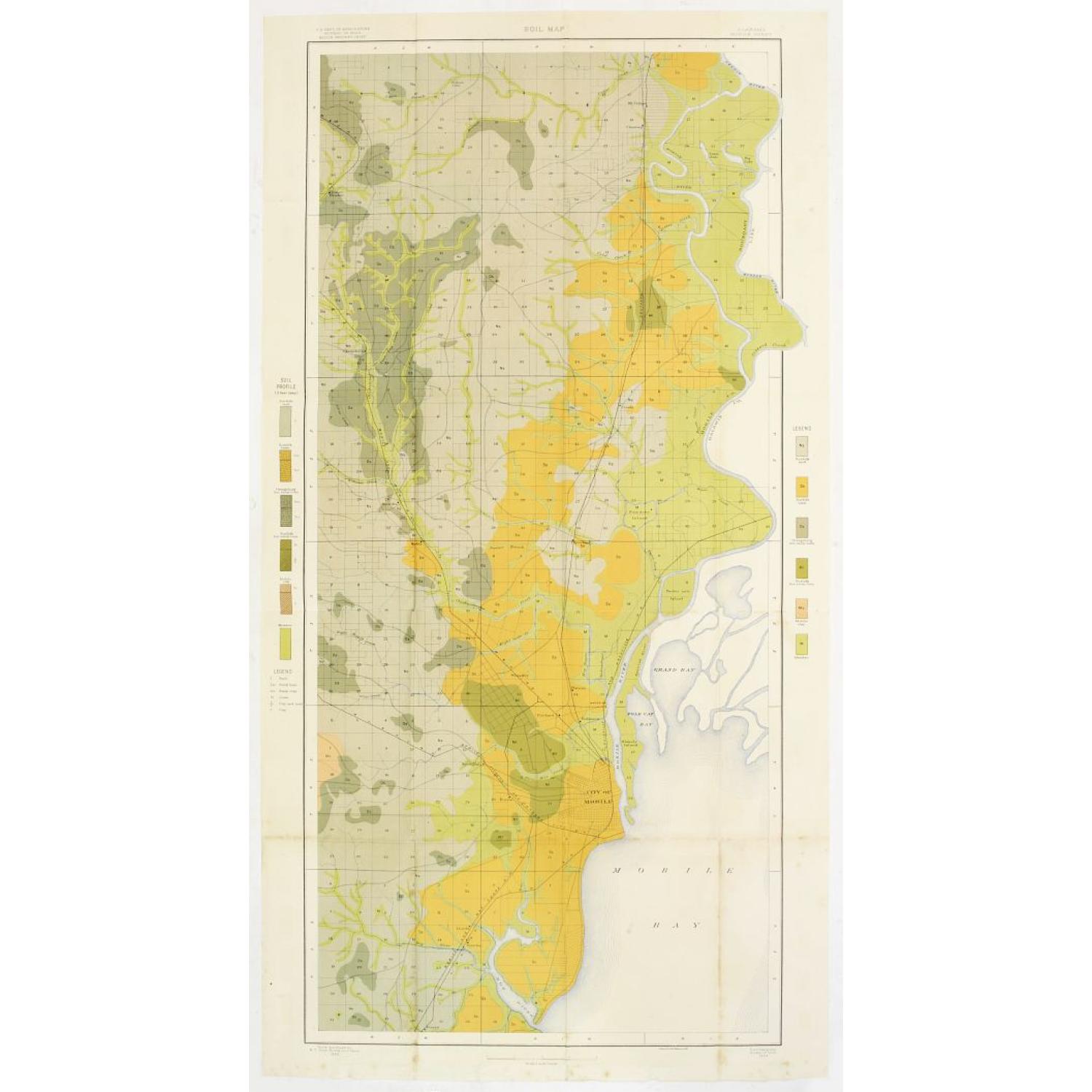 Soil map - Alabama, Mobile sheet.