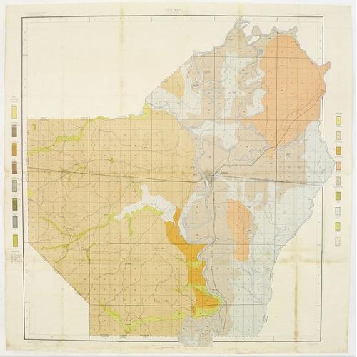 Old map image download for Soil map - Louisiana, Ouachita sheet.
