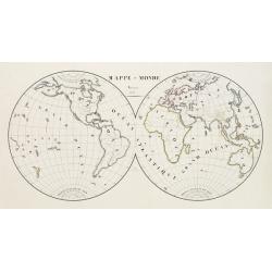 [Manuscript] Mappe - Monde - Novembre 1838.