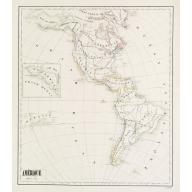 Old, Antique map image download for Amérique - Fevrier 1839