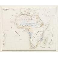Old map image download for [Manuscript] Afrique - Janvier 1839.