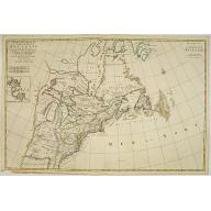 Old map image download for Carte Nouvelle de L'Amerique Angloise Contenant La Virginie, Mary-Land, Caroline, Pensylvania, Nouvelle Jorck, N. Jarsey, N. France..
