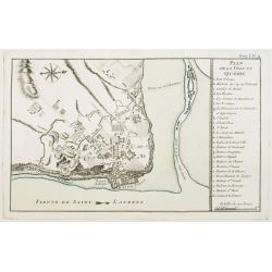 Plan de la Ville de Québec.