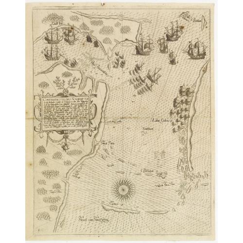 Old map image download for Contrafactur des Scharmutz els der Holander (Singapore)