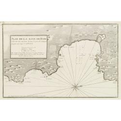 Plan de la Baye de Rose et des Côtes des environs de puis le port de Cadequié jusques au Cap St. Sebastien..