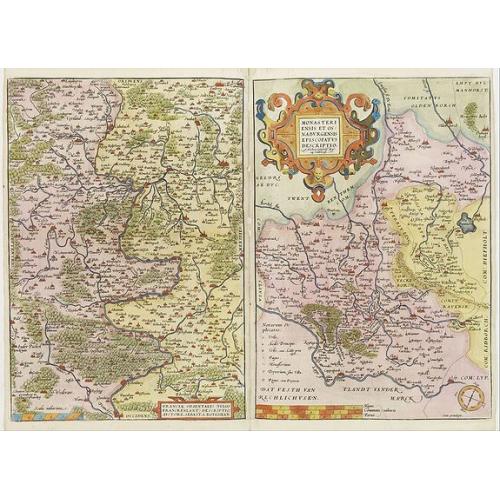 Old map image download for Franciae orientalis../ Monasteriensis et osnaburgensis..