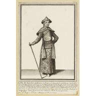 Old map image download for Kam Hi Fils de Chien chi Empereur des Tartares orientaux?.plusieurs titres d'honneur Ecrits de sa propre main.