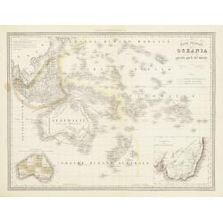 Carta Generale dell' Oceania ossia quinta parte del mondo.