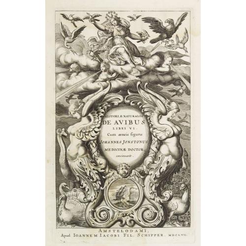 Old map image download for [Title page] Historiae Naturalis de Avibus Libri VI..