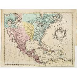 A New and accurate Map of North America, Laid down according to the latest and most approved Observations..