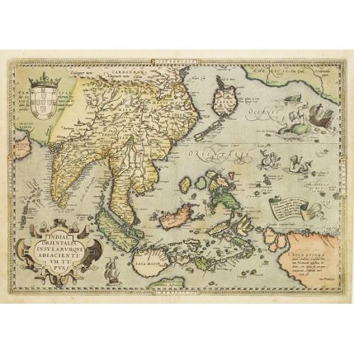 Old map image download for Indiae Orientalis, Insularumque Adiacientium Typus..