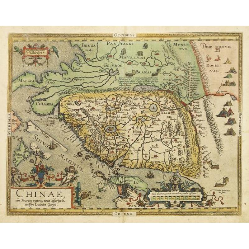 Chinae, olim Sinarum Regionis, nova descriptio. auctore Ludovico Georgio.