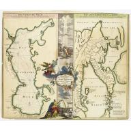 Old, Antique map image download for Geographica Nova ex Oriente gratiosissima, duabus tabulis specialissimis contenta, quarum una Mare Caspium..