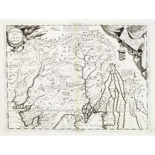 Old map image download for Impero del Gran Mogol.