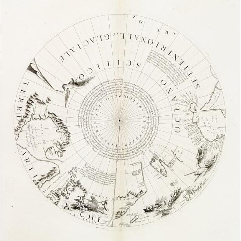 Polar calottes from a globe.