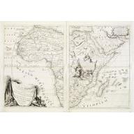 Old, Antique map image download for [2 sheets] L AFRICA divisa nelle sue Parti secondo le pui moderne..