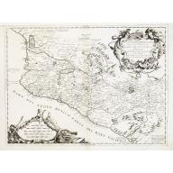 Old map image download for Parte della Nuova Spagna, o del Mexico dove sono le Provincie di Guadalaira Xalisco Mecoacan e Mexico..