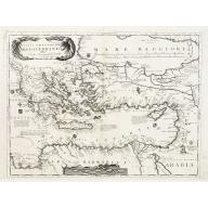 Old, Antique map image download for Parte Orientale del Mediterraneo..