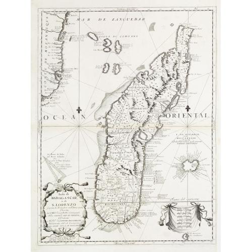 Isola di Madagascar o di S. Lorenzo Scoperta dà Portoghesi nell anno 1506..