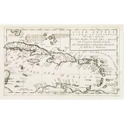 Isole Antili, La Cuba, e La Spagnuola..