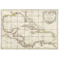 Old map image download for Carte Geo-Hydrographique du Golfe du Mexique et de ses Isles..