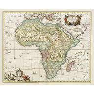 Old, Antique map image download for Africae accurata tabula ex officina Nic. Visscher.