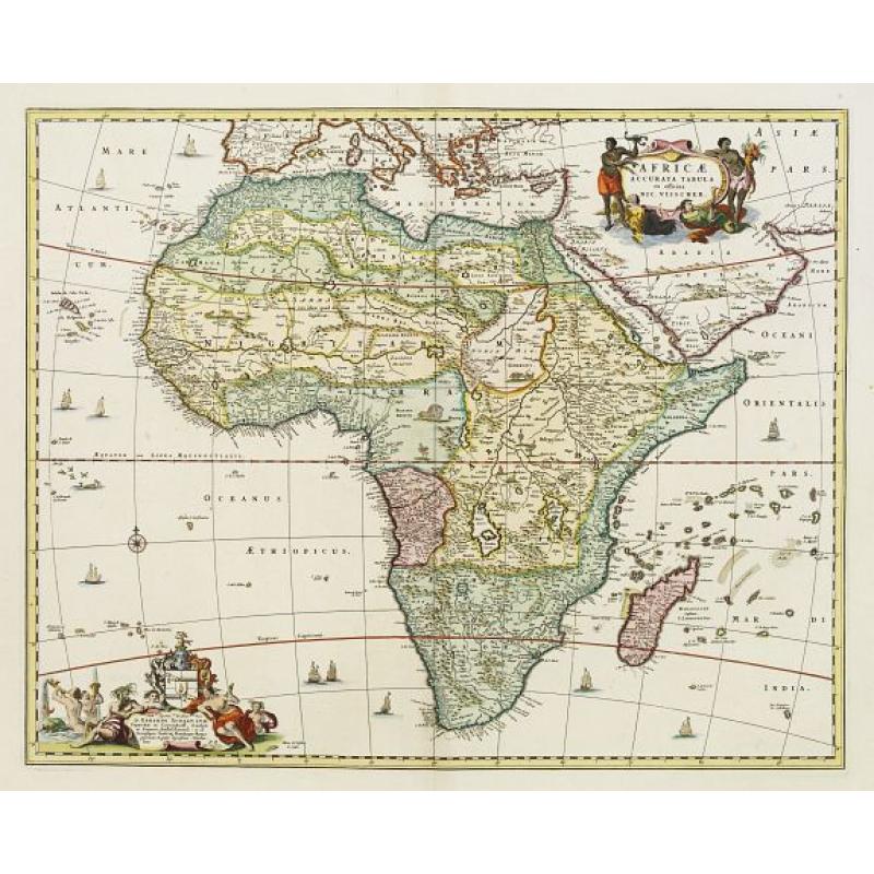 Africae accurata tabula ex officina Nic. Visscher.