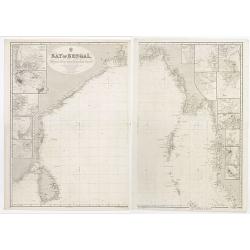 Bay of Bengal, compiled chiefly from government survey.. [2 sheets]