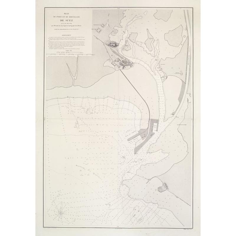 Plan du Port et du Mouillage de Suez..