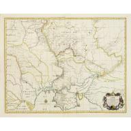 Old map image download for Charte derer von der Russischkeyser Armee im Jahr 1736 zwischen und an dem Dnieper und Donn wieder die Turcken und Tartarn siegreich unternommenen Kriegs-Operationen.