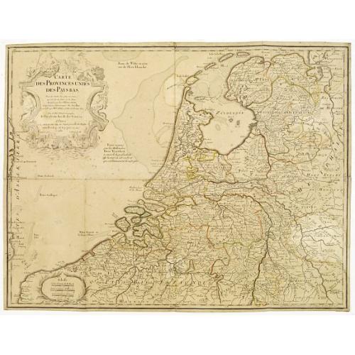 Old map image download for Carte des Provinces Unies des Pays Bas..