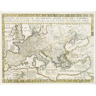 Old map image download for Evrope Francoise Ov Description Generalle Des Empires..