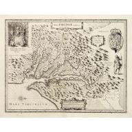 Old, Antique map image download for Nova Virginiae Tabula