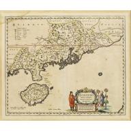 Old, Antique map image download for Quantung Imperii Sinarum Provincia duodecima.