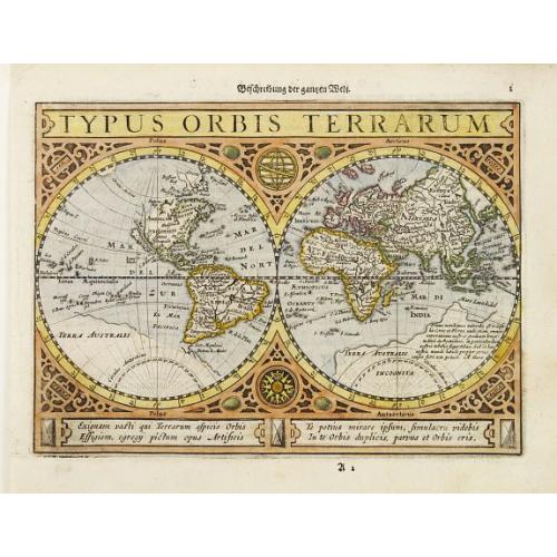 Old map image download for Typus Orbis Terrarum.