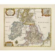 Old, Antique map image download for Veteris et Novae Britanniae Descriptio.
