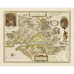 Nova Virginiae Tabula.