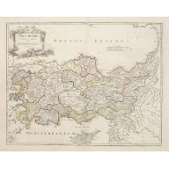 Old, Antique map image download for Asia Minor in suas partes seu provincias divisa..