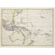 Old, Antique map image download for Karte von Australien oder Polynesien nach den Zeichnungen Reisebeschreibungen