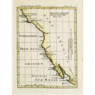 Old, Antique map image download for Untitled [Nordlicher Theil des Grossen Süd Meers].