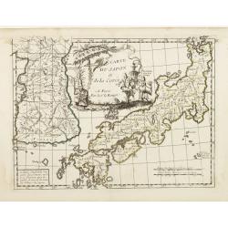 Carte du Japon et de la Corée.