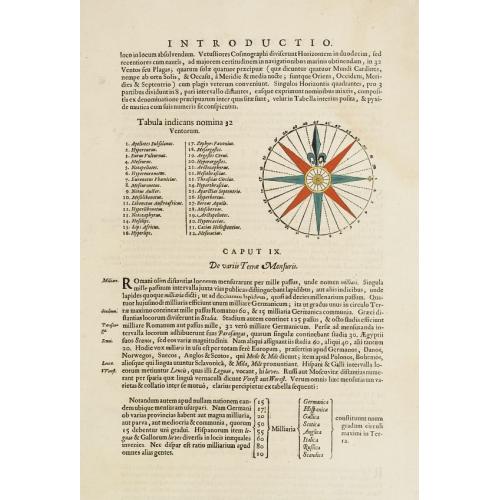 Itroductio. [with Compass rose.]