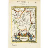 Old, Antique map image download for Lorraine.