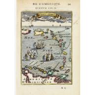 Old map image download for Isles Caribes.