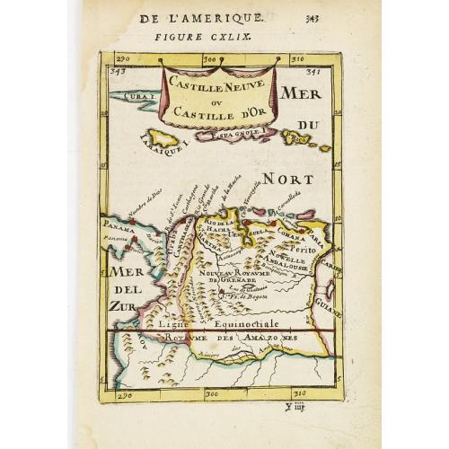 Old map image download for Castille Neuve ou Castille d' Or.