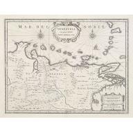 Old map image download for Venezuela cum parte Australi Novae Andalusiae.