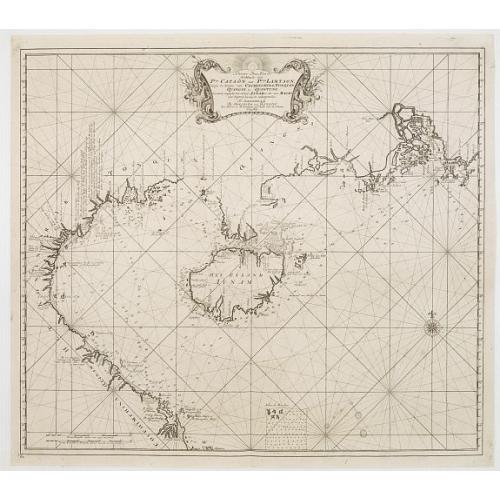 Old map image download for Nieuwe Pas=Caart strekkende van Pta Cataon tot Pta. Lamtoan, langs de kusten van Cochinchina, Tonquin, Quangsi en Quantung [?] van Macao.
