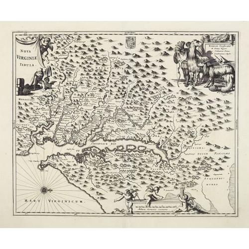 Old map image download for Nova Virginia Tabula.
